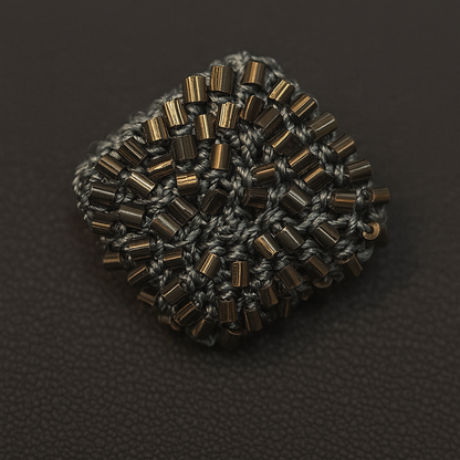 Noir Ember Luxe Button
