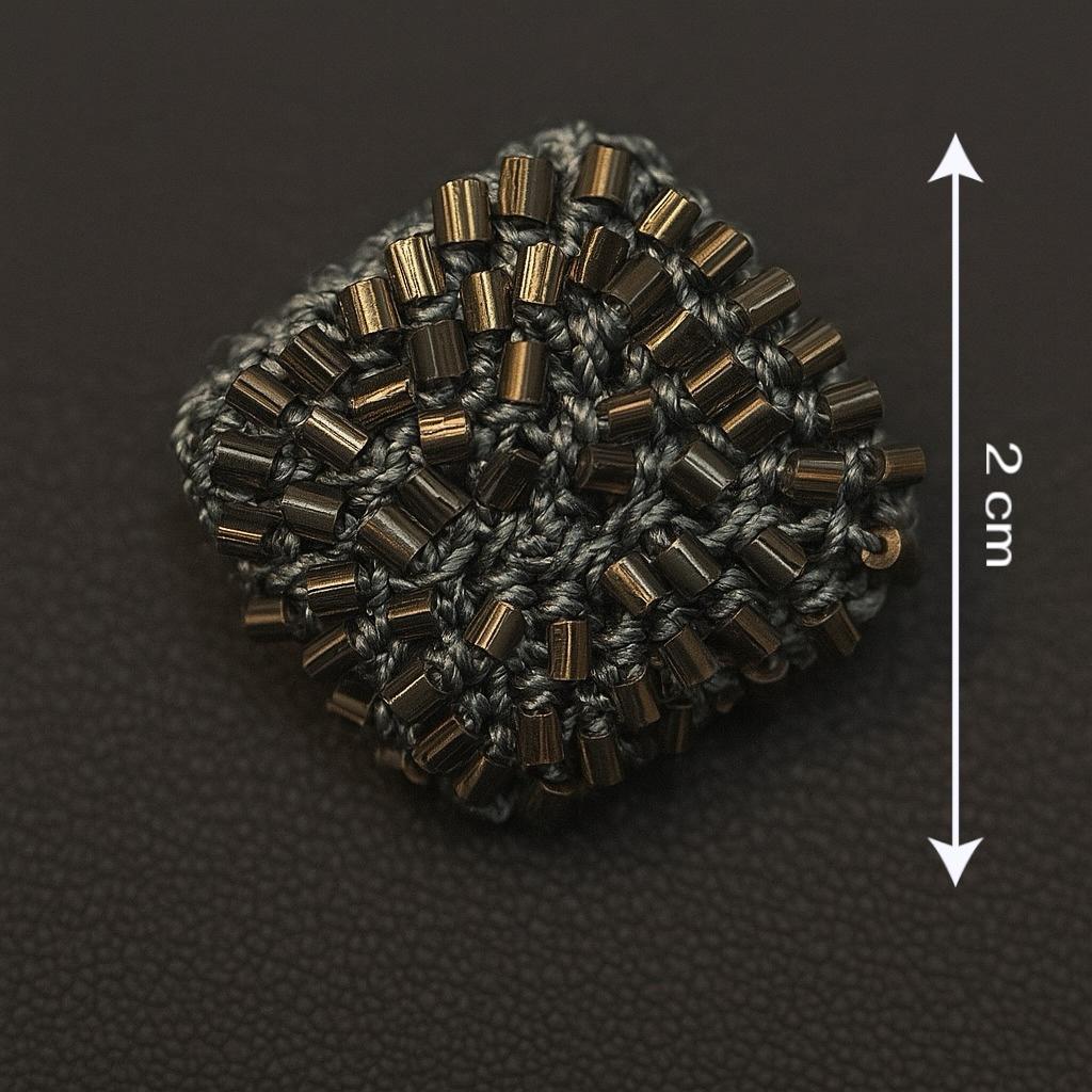 Noir Ember Luxe Button