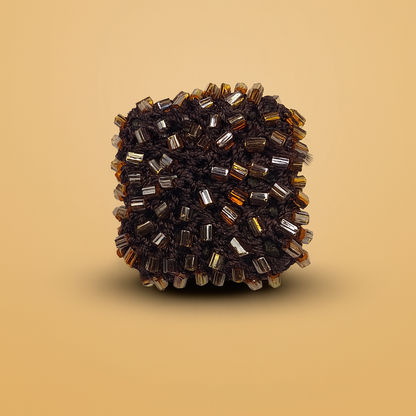 Emberstone Mosaic Beaded Button