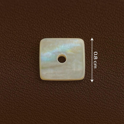Iridescent Square Shell Button