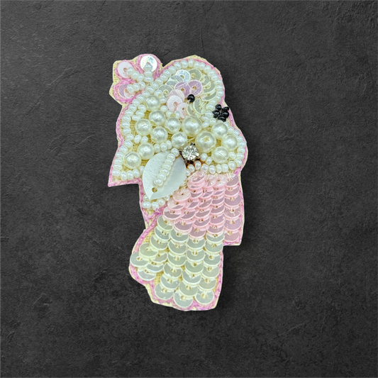 Blush Pearl Parrot Patch