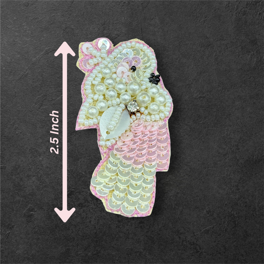 Blush Pearl Parrot Patch