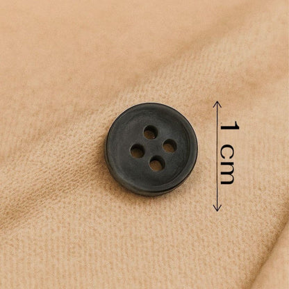 Charcoal Noir Classic Button