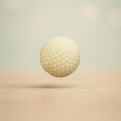 Ivory Bubble Dome Button