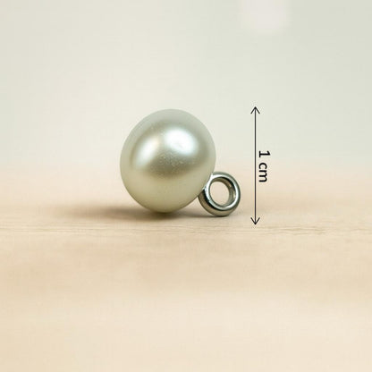 Classic Pearl Drop Loop Button