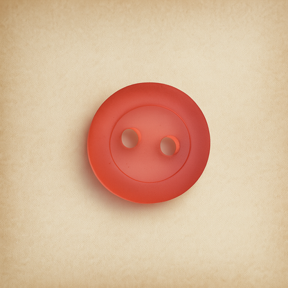 Coral Mist Matte Button