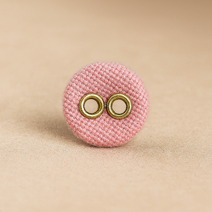 Peach Blossom Button