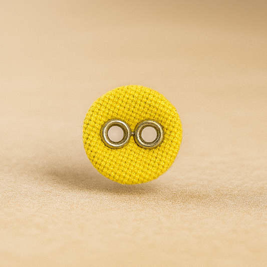 Sunburst Yellow Button