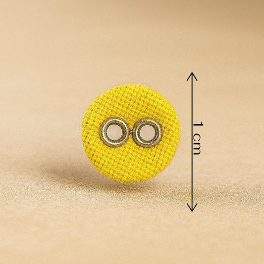 Sunburst Yellow Button
