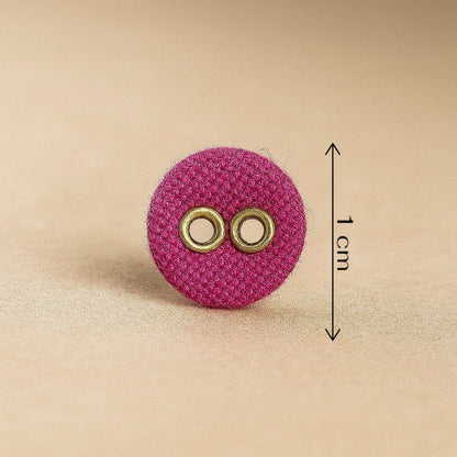 Fuchsia Bloom Button