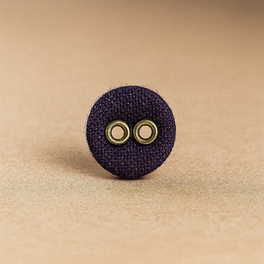Midnight Plum Luxe Button