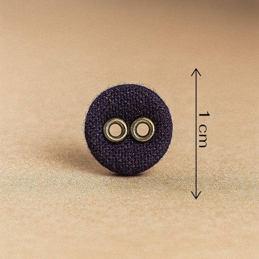 Midnight Plum Luxe Button