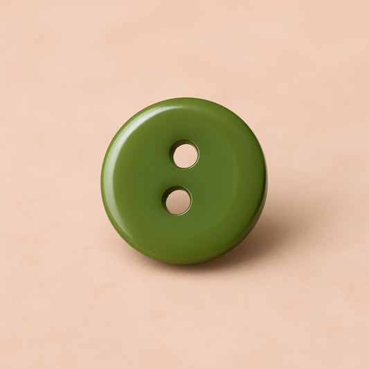 Olive Gloss Classic Button