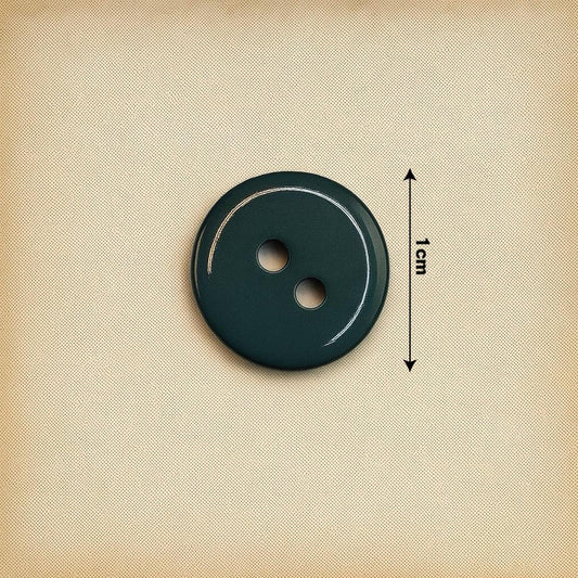 Emerald Eclipse Duo-Hole Button