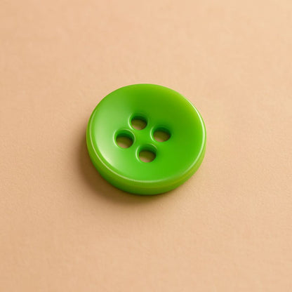 Lime Pop Quad-Hole Button