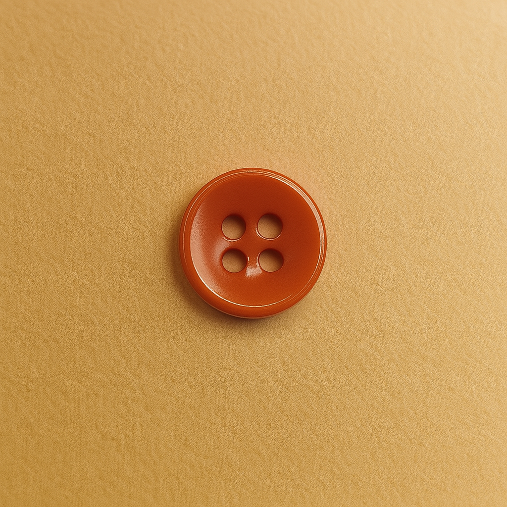 Sunset Amber Quad-Hole Button