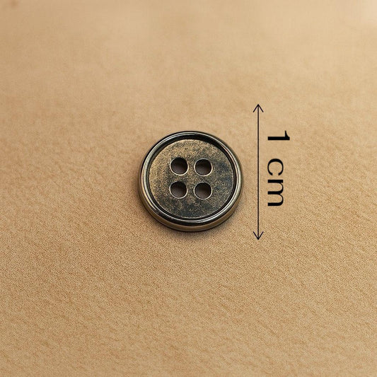 Antique Bronze Classic Button