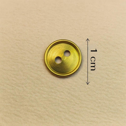 Liquid Gold Swirl Button