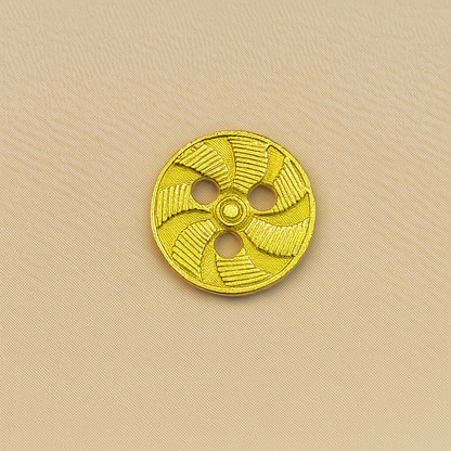 Radiant Blade Gold Button