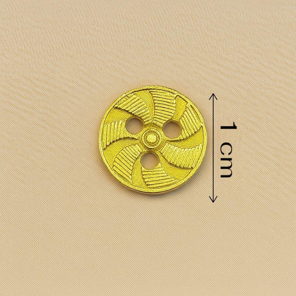 Radiant Blade Gold Button