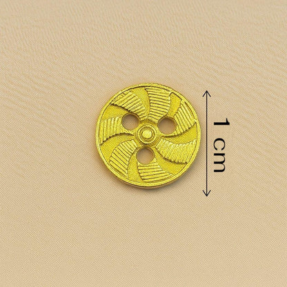 Radiant Blade Gold Button