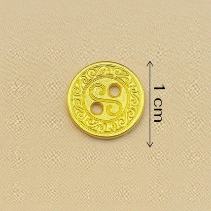 Imperial Swirl Monogram Button
