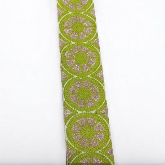 Chakra Glow Circle Lace – Parrot Green (Comes in 9 Meters)