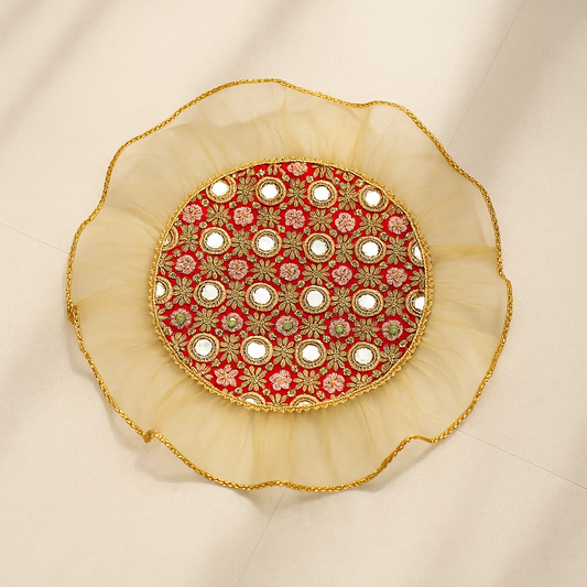 Mirror Bloom Zari Thaalposh