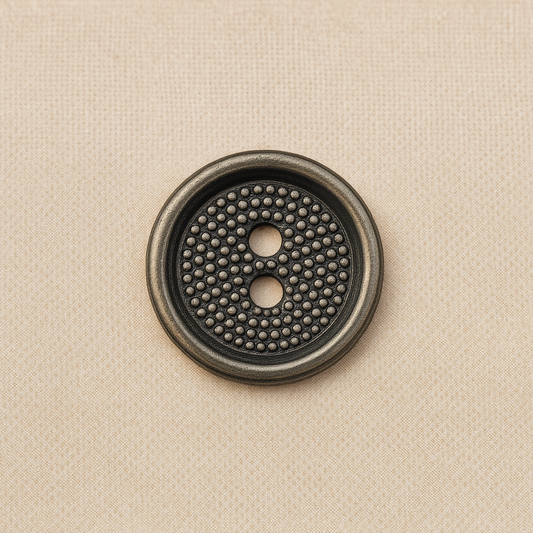 Antique Bronze Pebble Dome Button