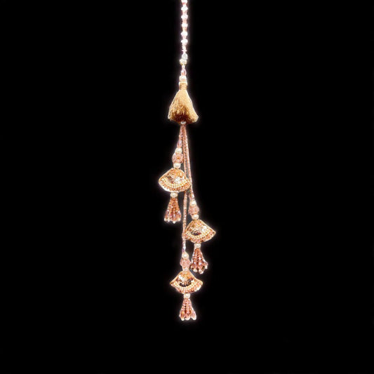 Peach Mirror Cascade (1 Pair)