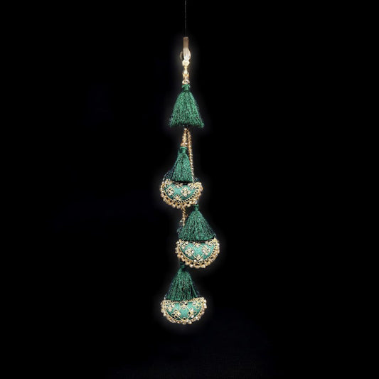 Emerald Half-Bloom (1 Pair)