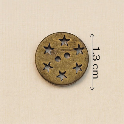 Antique Star Cluster Button