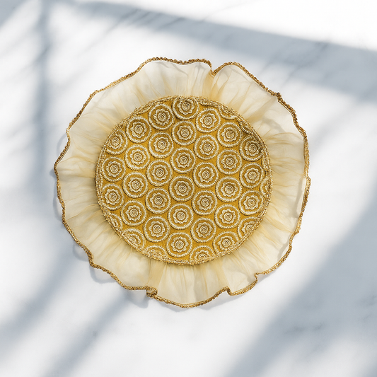 Celestial Medallion Embroidered Thaalposh