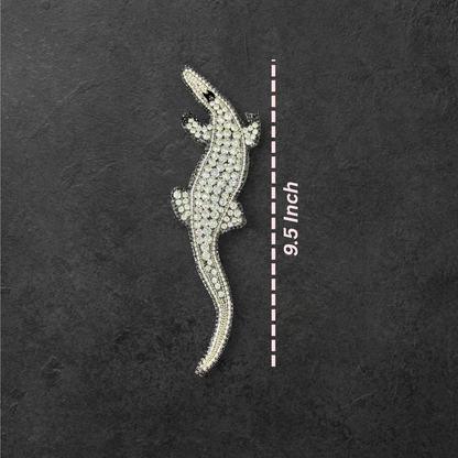 Crystal Crocodile Luxe Patch