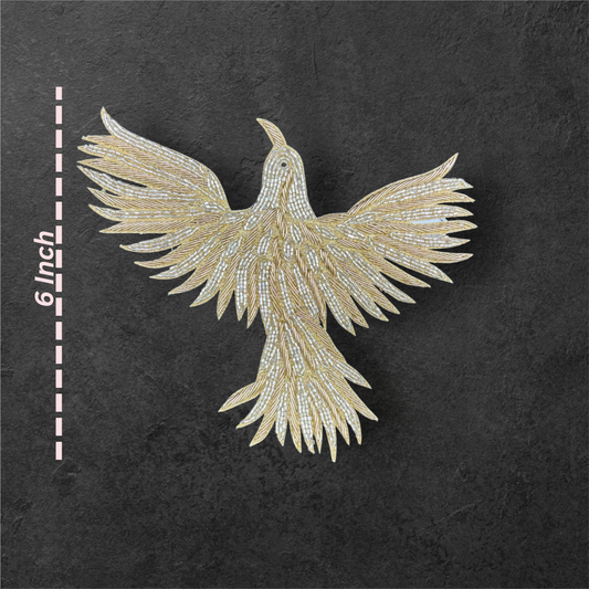 Golden Phoenix Rise Patch