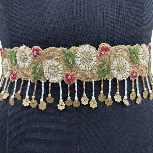 Floral Meadow Tassel Belt