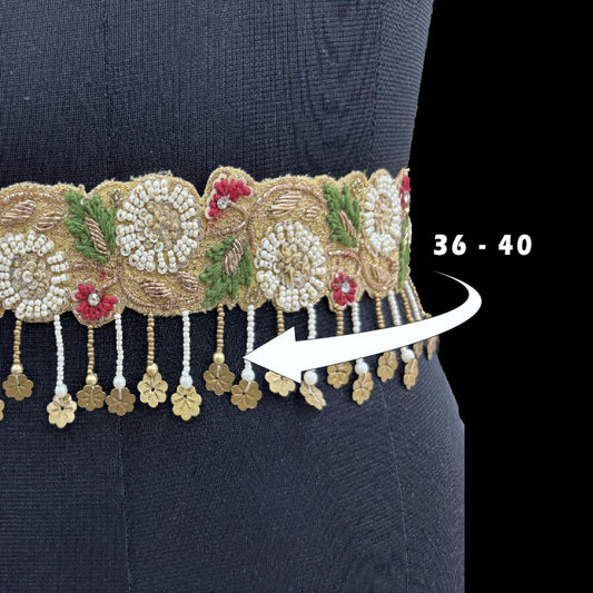 Floral Meadow Tassel Belt