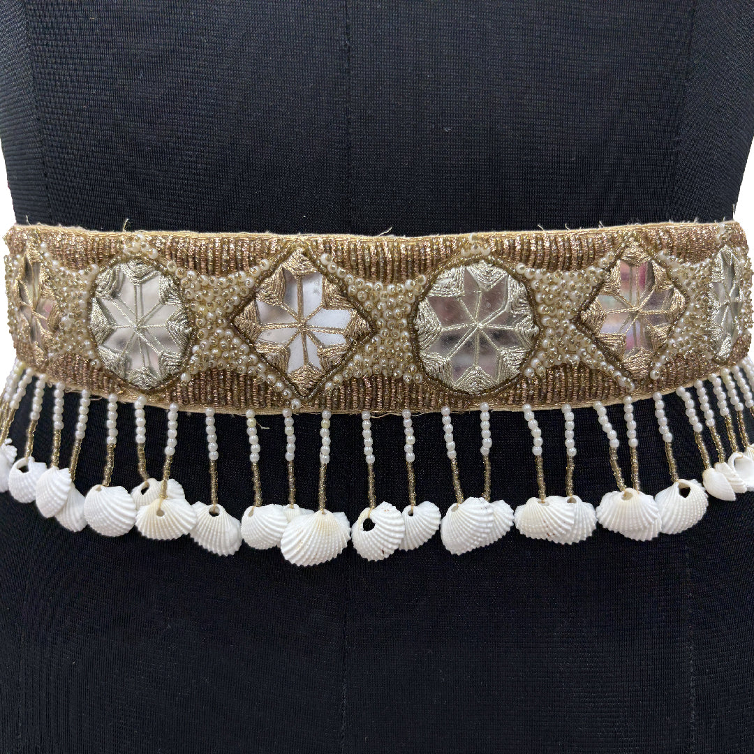Coastal Mirror Shell Belt