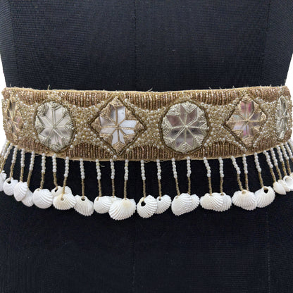 Coastal Mirror Shell Belt