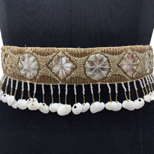 Coastal Mirror Shell Belt