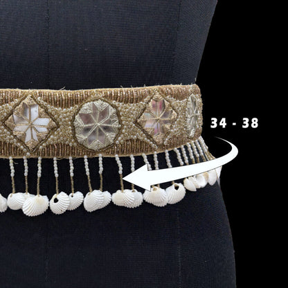 Coastal Mirror Shell Belt