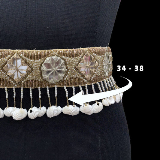Coastal Mirror Shell Belt