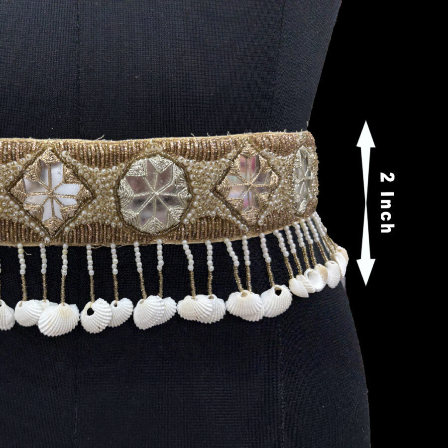Coastal Mirror Shell Belt