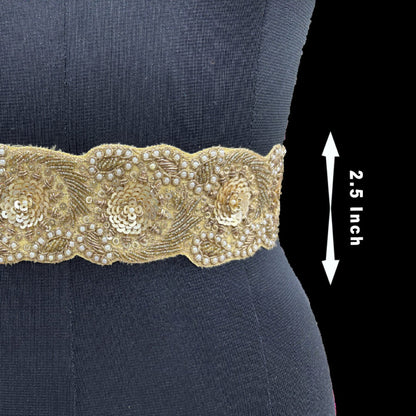 Sequined Blossom Radiance Belt