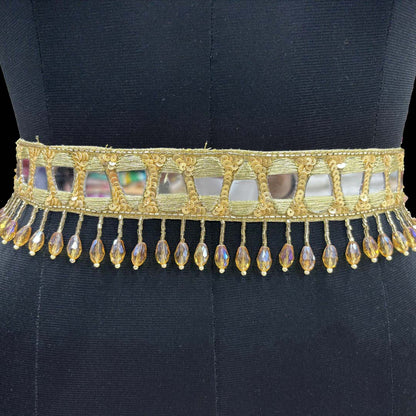 Golden Prism Mirror Belt