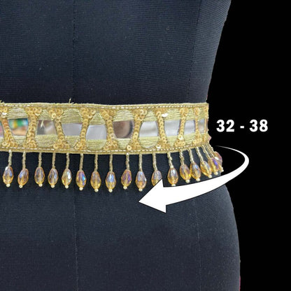 Golden Prism Mirror Belt