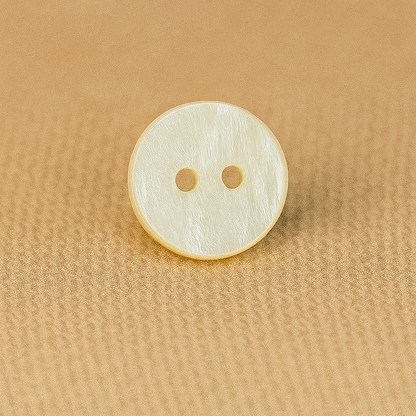 Classic Pearl Matte Button – 2 Hole