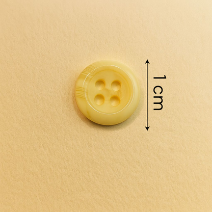 Golden Marbled Gloss Finish Button