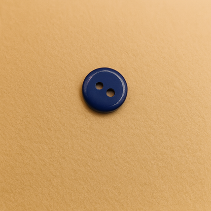 Navy Blue Dual-Hole Button