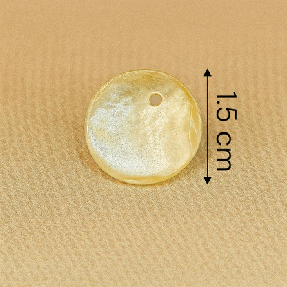 Golden Shell Accent Button